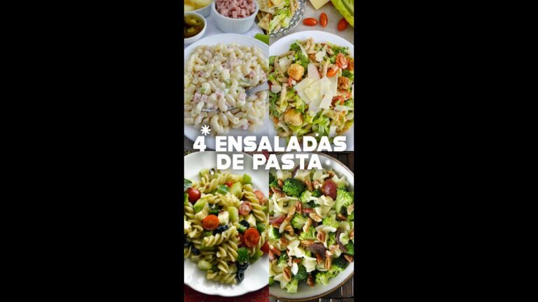 Deliciosas variedades de ensaladas de pasta para disfrutar