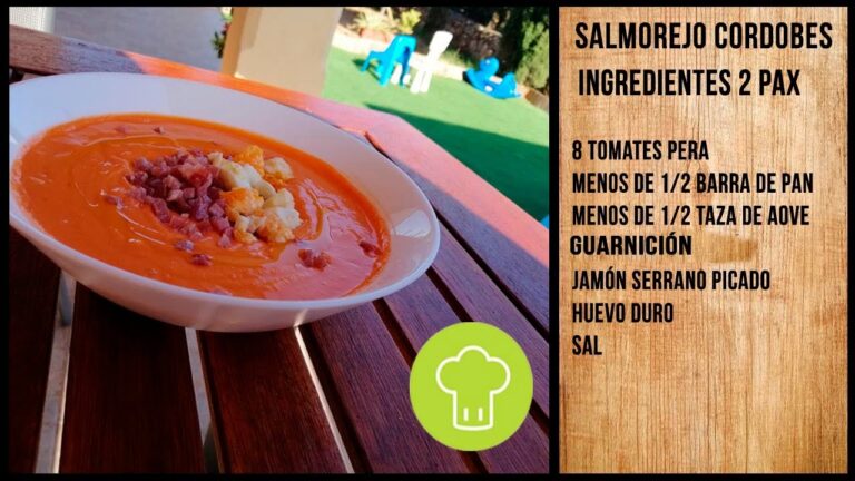 Maestría en Salmorejo Cordobés: Técnicas de Cocina Española