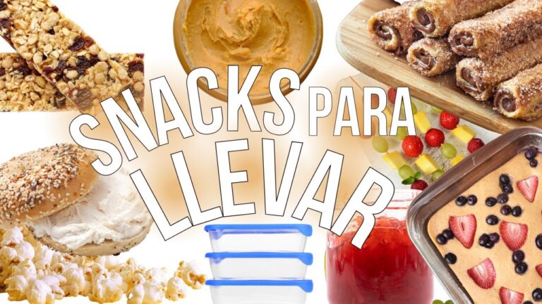 Alternativas Saludables para Snacks R&aacute;pidos
