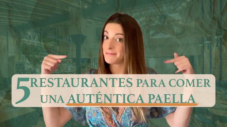 Los mejores restaurantes para disfrutar la aut&eacute;ntica paella valenciana
